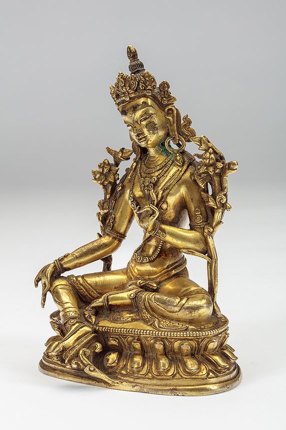 A Sino-Tibetan Gilt-Bronze Figure of Tara | MasterArt
